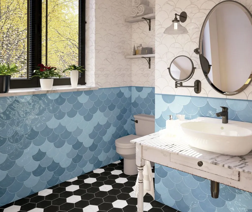 CERAMIC TILES FOR THE BATHROOM