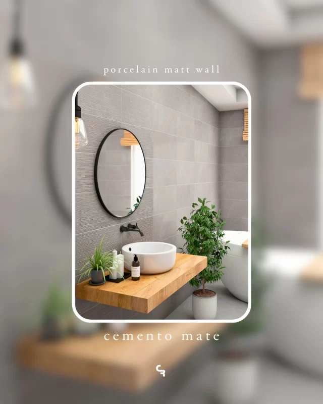 ➡️ 𝐂𝐞𝐦𝐞𝐧𝐭𝐨 𝐌𝐚𝐭𝐞: minimalism that transmits calm.Its smooth texture and 25×50 cm format are the perfect base for modern, elegant and functional bathrooms.📐 Suitable for interior cladding.┄┄┄┄┄┄┄┄┄➡️ 𝐂𝐞𝐦𝐞𝐧𝐭𝐨 𝐌𝐚𝐭𝐞: minimalismo que transmite calma.Su textura suave y formato 25×50 cm son la base perfecta para baños modernos, elegantes y funcionales.📐 Apto para revestimiento interior.𝐈𝐍𝐅𝐎 comercial@ceramicaribesalbes.com | +34 964 60 32 52ᴄᴀᴛᴀʟᴏɢᴜᴇs | ᴄᴀᴛᴀ́ʟᴏɢᴏs 𝐰𝐰𝐰.𝐜𝐞𝐫𝐚𝐦𝐢𝐜𝐚𝐫𝐢𝐛𝐞𝐬𝐚𝐥𝐛𝐞𝐬.𝐜𝐨𝐦 𝘈𝘭𝘸𝘢𝘺𝘴 𝘏𝘪𝘨𝘩 𝘘𝘶𝘢𝘭𝘪𝘵𝘺#Tile #CerámicaRibesalbes #MadeInSpain #Cerámica #Azulejos #España #New #Nuevo #Colección #PorcelainTiles #Inspiración #CementoMete #AlwaysHighQuality